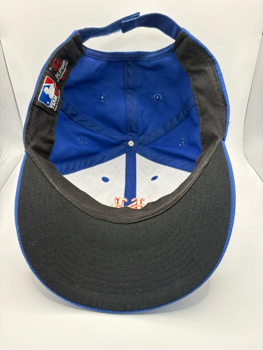 New York Mets Youth Adjustable MLB Baseball Hat Blue Orange OC Sports